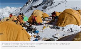 聖母峰,垃圾場,登山客,押金,垃圾,排泄物,賄絡
https://www.channelnewsasia.com/news/world/mount-everest-the-high-altitude-rubbish-dump-10441094