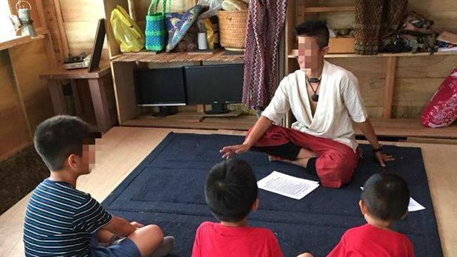 他冷靜幫孩子上課　其實早就殺人分屍