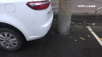 這格超難停！停車格裡「種」電線桿