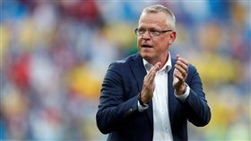 瑞典總教練安德森。（圖／路透／達志影像）