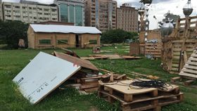 台北,華山,華山自治區,分屍,野居草堂(記者 呂品逸拍攝)