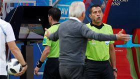 俄羅斯世足賽首度引進VAR。（圖／路透／達志影像）