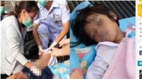 泰國,女童,女老師,粗心,兒童中心,上學,受困,窒息,掙扎,撞頭,嘔吐,失禁（圖／翻攝自泰國《Daily News》） 