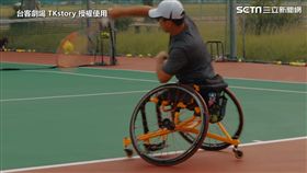 輪椅網球的球員積極面對自己的嶄新人生。