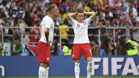 ▲波蘭首戰吞敗。（圖／美聯社／達志影像）