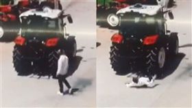 退休前夕　拖拉機業務遭自家產品輾斃
土耳其,Gaziantep,Mehmet Sönmez,拖拉機,退休,輾壓,死亡
https://www.sabah.com.tr/webtv/yasam/dehset-anlari-kamerada-is-yerindeki-son-gununde-boyle-can-verdi