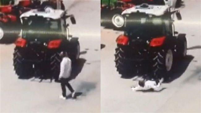 退休前夕　拖拉機業務遭自家產品輾斃