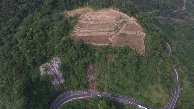 阿里山土石傾瀉　空拍發現驚人真相