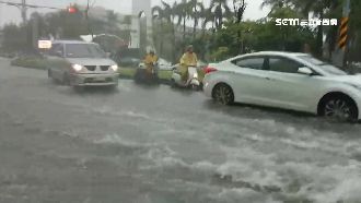 南台灣淪水鄉澤國　9旬嬤嚇到不敢睡