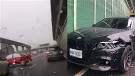 三寶高速公路鬼之迴轉　「一個倒車108萬」(圖/翻攝自爆廢公社)