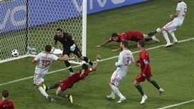 ▲西班牙柯斯塔進球。（圖／美聯社／達志影像）