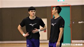 中華男排陳建禎、劉鴻敏（圖／記者劉家維攝）