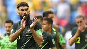 澳洲隊將比賽扳平。（圖／美聯社／達志影像）