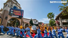 加州環球影城的全新景點：夢工廠劇院之《功夫熊貓：帝王任務》。（圖／加州環球影城提供）