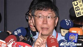 台北市長柯文哲出席AMMA搖籃計畫演講。 （圖／記者林敬旻攝）