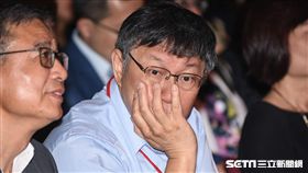 台北市長柯文哲出席AMMA搖籃計畫演講。 （圖／記者林敬旻攝）