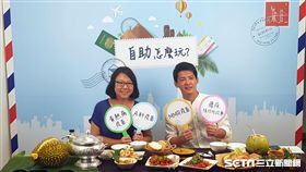 疾管署特別在「疾病管制署-1922防疫達人」粉絲專頁舉行直播活動，邀請該署防疫醫師黃頌恩（左）及旅行作家謝哲青（右）與民眾分享出國自助旅行的趣事及必做的防疫措施與注意事項。（圖／疾管署提供）
