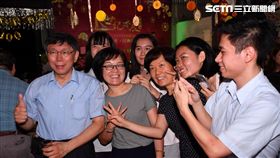 柯文哲出席木柵農會綠竹筍活動 北市府提供