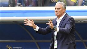 巴西總教練蒂堤。（圖／美聯社／達志影像）