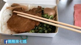 台鐵便當（圖／翻攝自熊熊來七逃臉書粉絲專頁）