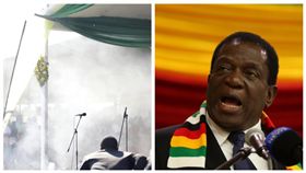 辛巴威總統姆南加瓦,Emmerson Mnangagwa（圖／ITV News推特）