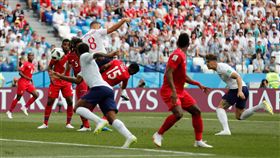 John Stones頭錘進球（圖／路透社／達志影像）