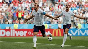 Harry Kane進球慶祝（圖／路透社／達志影像）