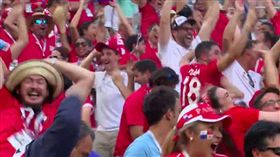 巴拿馬進球球迷超嗨（圖／取自推特）