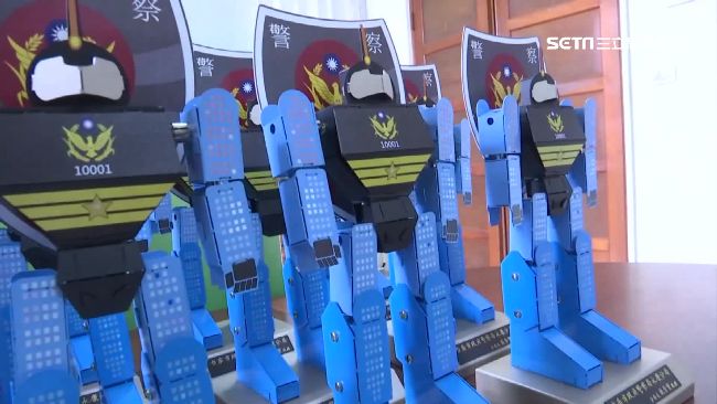 永康破案限定！警察公仔變「鋼鐵人」