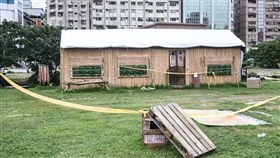 華山草原分屍案，小木屋命案現場。 （圖／記者林敬旻攝）