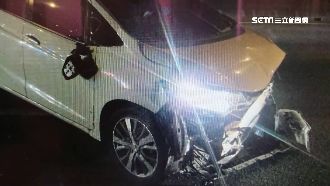 一次切兩車道　白車害人3秒後得報應