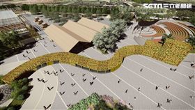 台中花博,田園景牆,造景