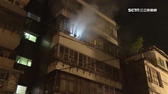 木柵暗夜竄火舌　警消英勇救一家6口