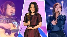 徐佳瑩：2008超級星光大道、2018第29屆金曲獎最佳女歌手獎、2016《我是歌手》（合成圖／翻攝自YouTube、台視提供）