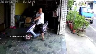 囂張賊白天大膽偷車　監視器全都錄！