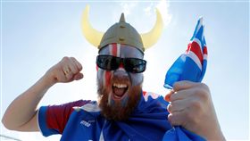 冰島球迷熱情。（圖／路透／達志影像）