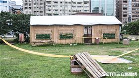 華山草原分屍案，小木屋命案現場。 （圖／記者林敬旻攝）