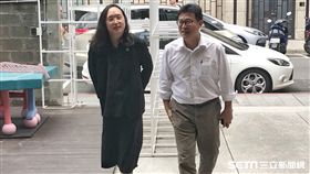 民進黨台北市長參選人姚文智今（27日）拜會行政院政委唐鳳。（圖／記者林惟崧攝）