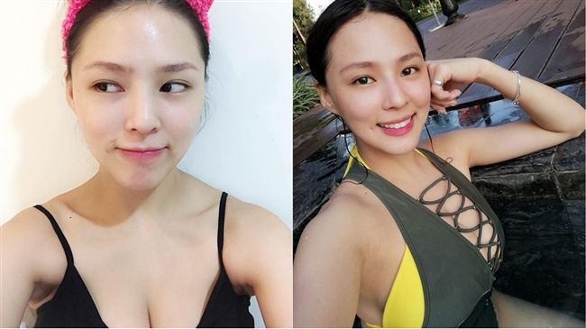 豪乳出浴照曝光　女星嬌喊：好舒服