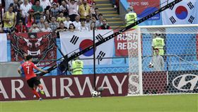 ▲韓國隊孫興慜96分鐘進球。（圖／美聯社／達志影像）