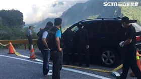 花蓮,墜崖,中橫公路,BMW休旅車,巨陞,董座（圖／翻攝畫面）