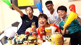 ▲摩曼頓與台南長榮合作推出世足主題房。（圖／摩曼頓提供）