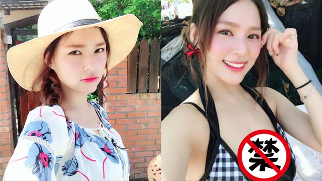 雄偉美奶彈出！女星辣挺豪乳撐爆泳衣