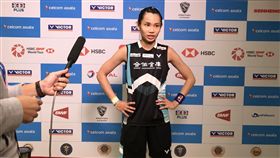 戴資穎賽後接受媒問。（圖／戴資穎球迷提供）