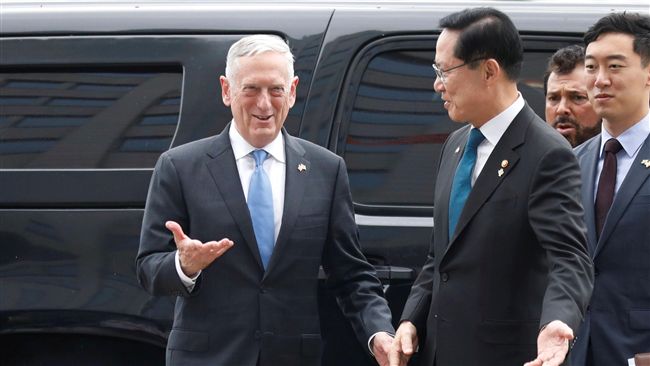 美國防部長承諾：不會減少駐韓美軍