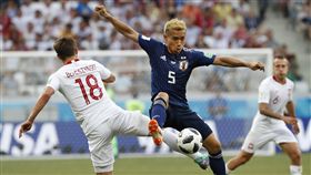 日本後衛長友佑都。（圖／美聯社／達志影像）