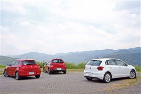 ▲VW Polo vs. Mazda 2 vs. Suzuki Swift（圖／車訊網）