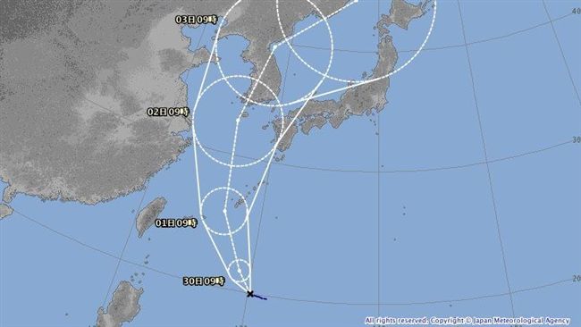 第7號颱風巴比侖成形　周末最靠近台