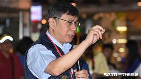 台北市長柯文哲出席台北車站防災演練　圖／記者林敬旻攝