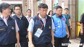 台北市長柯文哲出席台北車站防災演練　圖／記者林敬旻攝